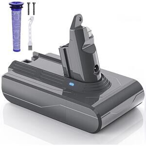 LONG FIT V6 DC62 Battery Replacement 6500mAh Compatible w Dyson V6 Animal V6